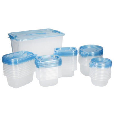 KitchenCraft Meal Prep Containers, Set of 5 Reusable Plastic Food Storage Tubs, Fridge, Freezer and Microwave Safe, BPA Free - Image 8