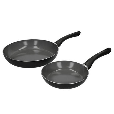 B&Q -  Recycled Non-Stick Frying Pan 20Cm & 28Cm