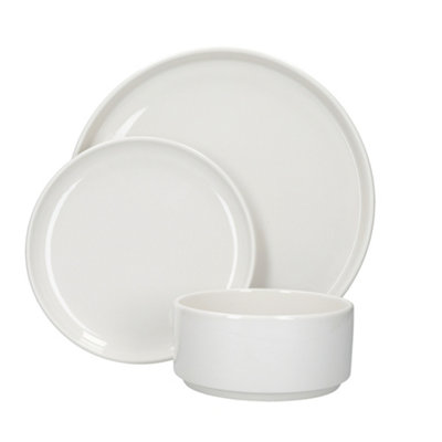Mikasa Camberlie Porcelain 12-Piece Dinner Set White Size 12 Pcs - Image 11