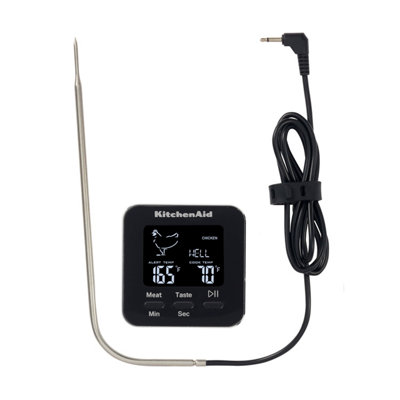 Kitchenaid Digital Kitchen Thermometer With Timer And Leave-In Oven Probe from B&Q
