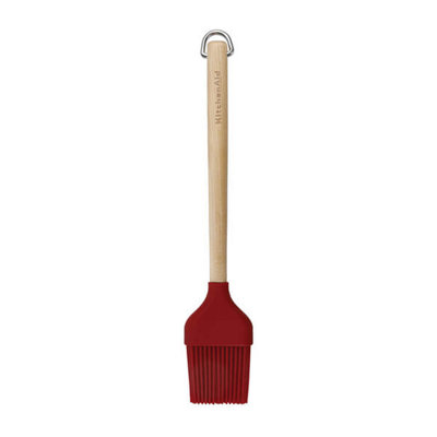 Kitchenaid Birchwood Pastry Brush With Silicone Head Red from B&Q