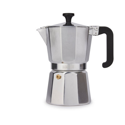 La Cafetière Venice Aluminium Espresso Maker Silver