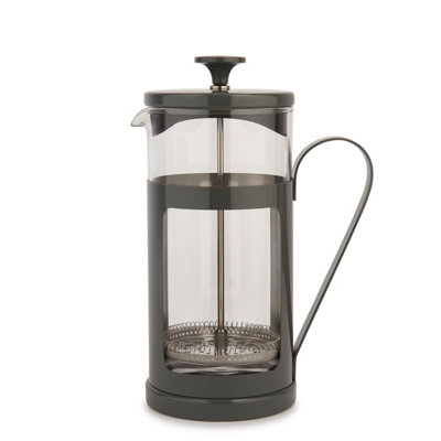 La Cafetière Kitchencraft Tea Canister Metal Storage Container Cream Retro Jar from B&Q