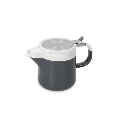 La Cafetiere Barcelona Teapot 2 Cup Cool Grey Stainless Steel Filter - Image 5