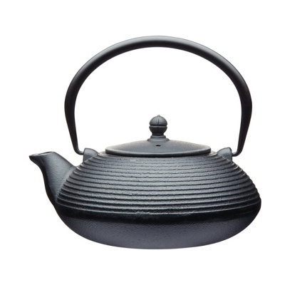 La Cafetière Cast Iron Japanese Teapot 9ml with Infuser Basket, 5 Cup (Black) - Image 8