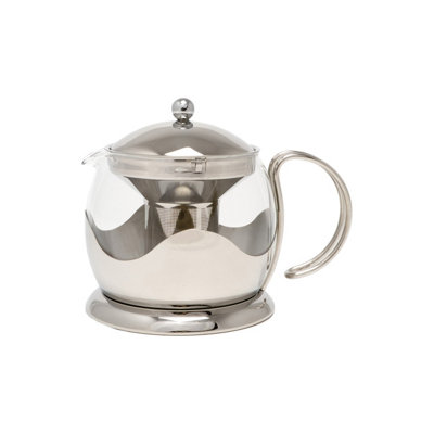La Cafetiere Le Teapot Glass Loose Leaf Teapot With Infuser - Silver / 17.5Cm - Image 5