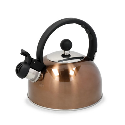 La Cafetière Induction-Safe Stainless Steel Whistling Kettle from B&Q