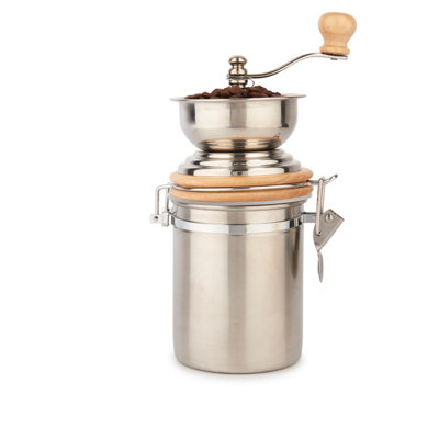 La Cafetiere Traditional Hand-Operated Coffee Mill with Adjustable Grind Setting - Image 6