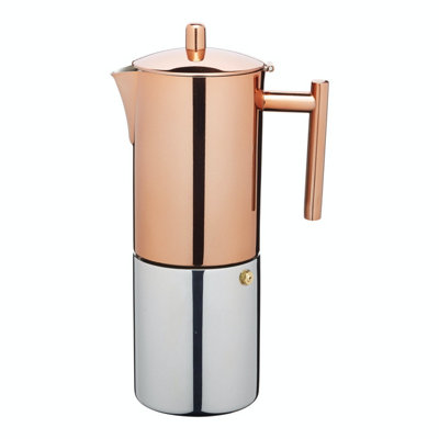 La Cafetière Copper Stovetop Espresso Maker from B&Q