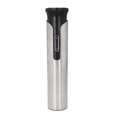 Barcraft Electric Corkscrew Wine Opener With Rechargeable Base And Foil Cutter from B&Q