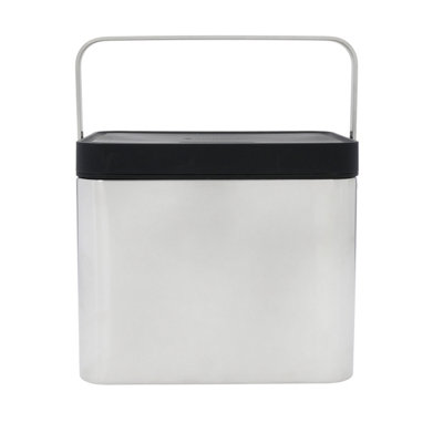 Masterclass  Stainless Steel Compost Bin With Lid - Silver - 2L - Image 5