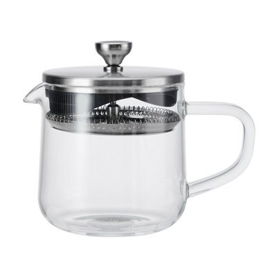 B&Q -  Loose Leaf Glass Teapot2-Cup (550Ml) - Image 4