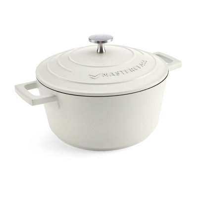 Masterclass Cast Aluminium Casserole Dish, 2.5L Cream