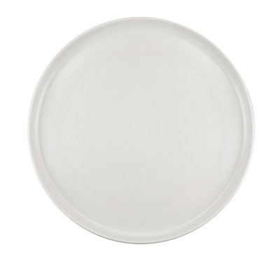 Rackhams Grey Summer Set Of 4 Recycled Plastic 25Cm Lipped Dinner Plates - Plastic - Plate - Image 3