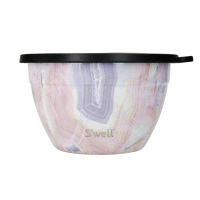 Swell S'well Geode Rose Salad Bowl Kit, 1.9L