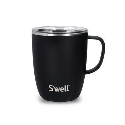 S'well Unisex Black Onyx Mug With Handle, 350Ml In - Image 5