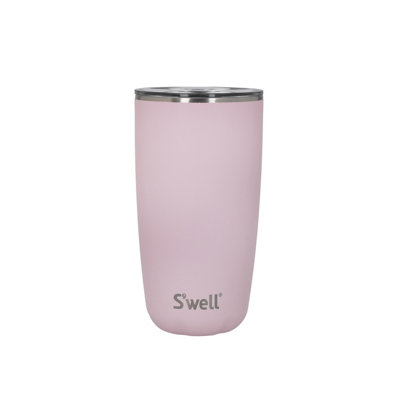 B&Q -  S'well Pink Topaz Tumbler With Lid530Ml