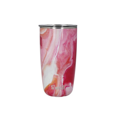 S'well Rose Agate Tumbler 530ml Pink - Therma-S'well Technology - Stainless Steel - Image 3
