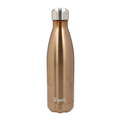 S'well Gold Pyrite Bottle, 500Ml - Stainless Steel - Water Bottle - Image 5