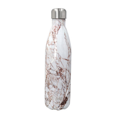 S'well Stainless Steel Reusable Water Bottle, 750ml, Calacatta Gold, Triple-Insulated and Leak-Proof Drinking Bottle for Hot and Cold Beverages - Image 8