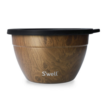 Swell S'well Teakwood Salad Bowl Kit, 1.9L