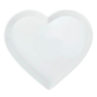 Mikasa Chalk 30Cm Heart Serving Platter from B&Q