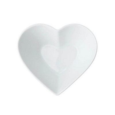 Mikasa Chalk 13Cm Small Heart Serving Bowl White