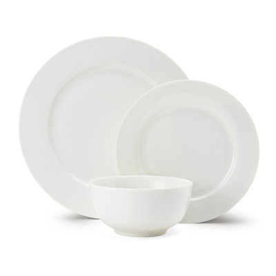 Mikasa Egret 12-Piece China Dinner Set, White Size 12 Pcs - Image 10