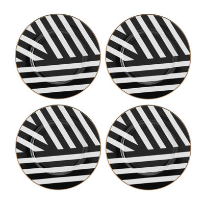 B&Q -  Luxe Deco China Side PlatesSet Of 421Cm