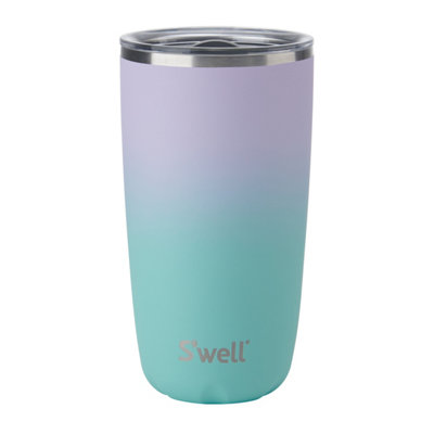 Rackhams Green/Lavender Pastel Candy Tumbler With Lid, 530Ml - Multicolour - Stainless Steel - Water Bottle - Image 4