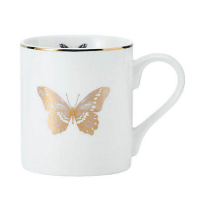 Mikasa Butterfly 280Ml Straight-Sided Mug from B&Q