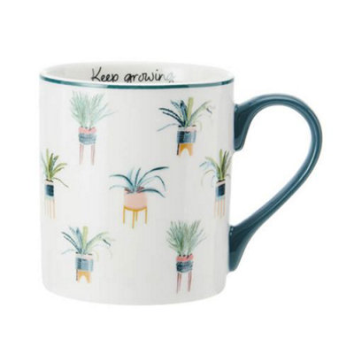 Mikasa Plant 280Ml Straight-Sided Mug from B&Q