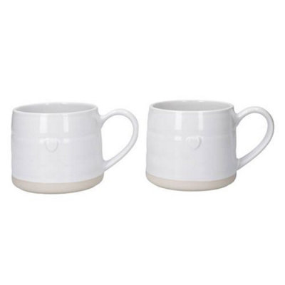 Mikasa Farmhouse Heart Set Of 2 Stoneware Mugs - Image 7