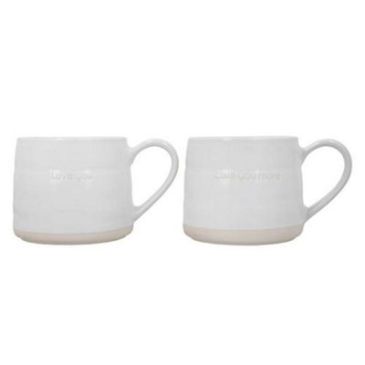 B&Q -  Farmhouse Love Set Of 2 380Ml Mugs - Image 6
