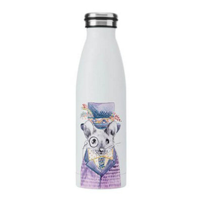 Mikasa Tipperleyhill Mouse Double-Walled 500Ml Stainless Steel Water Bottle from B&Q