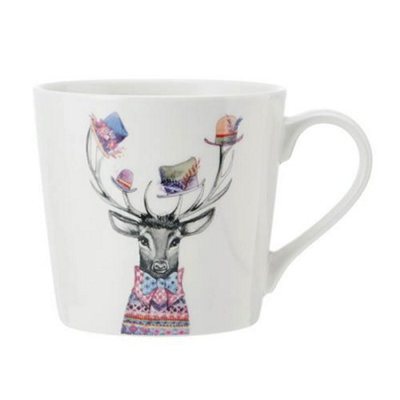 Mikasa Tipperleyhill Stag Print 380Ml Mug from B&Q