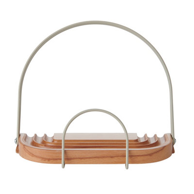 KitchenCraft Idilica Beechwood Cookbook Stand, Adjustable Recipe Book and Tablet - Image 5