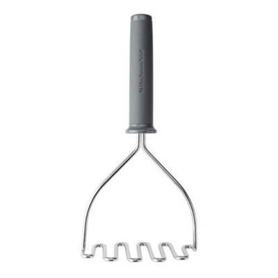 Kitchenaid Grey Soft Grip Masher Charcoal
