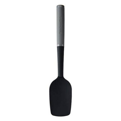 Kitchenaid Grey Soft Grip Spoon Spatula Charcoal
