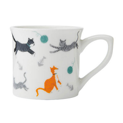 Mikasa Cat 250Ml Fluted Mug Fine China
