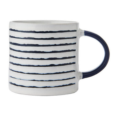 Mikasa Stripe 390Ml Mug Stoneware from B&Q