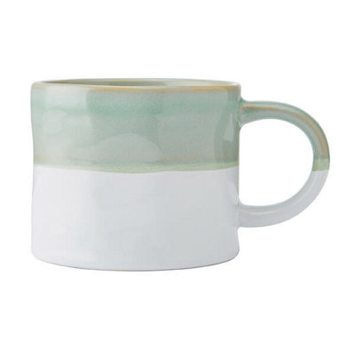 Mikasa Green & White Ombre 350Ml Mug from B&Q