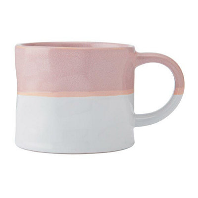 Mikasa Pink & White Ombre 350Ml Mug from B&Q