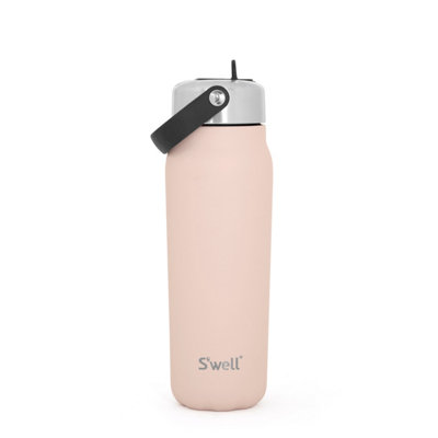 Swell S'well Explorer Himalayan Salt Tumbler With StrawLight Pink Travel Water FlaskStainless Steel And CopperBpa-Free700Ml from B&Q