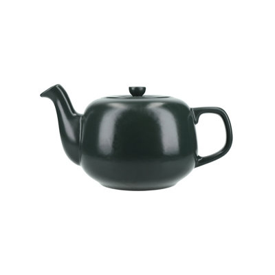 La Cafetière Classic 4 Cup Ceramic Teapot, 1.2L Teapot With Non-Drip Spout And Comfortable Handle Green