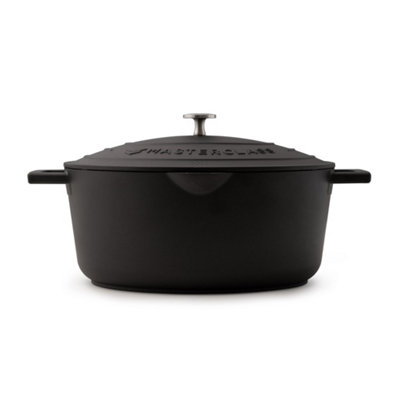 Masterclass Oval Cast Aluminium Casserole Dish 30Cm Black Large - Image 7