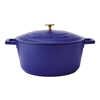Masterclass Unisex Electric Blue Casserole Dish With Self Basting Lid 5L - Image 7