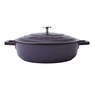 Masterclass  Cast Aluminium Casserole Dish 4L - Purple - 4L - Image 8