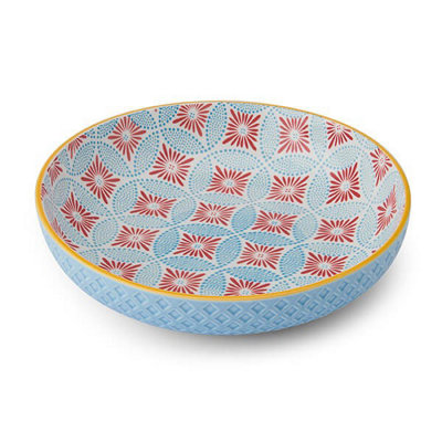 B&Q -  Blue Mosaic 21Cm Coupe Bowl