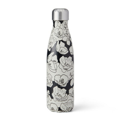 B&Q -  S'well Charcoal Bloom Water BottleBlack And White Thermal Travel Bottle Stainless SteelBpa-Free Proof Lid500Ml - Image 7